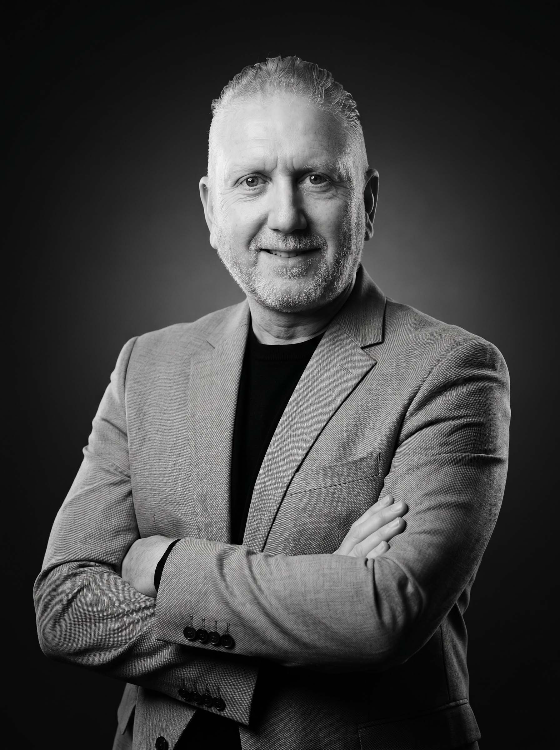 Joe Rabah, CEO at CREA8 standing medium shot